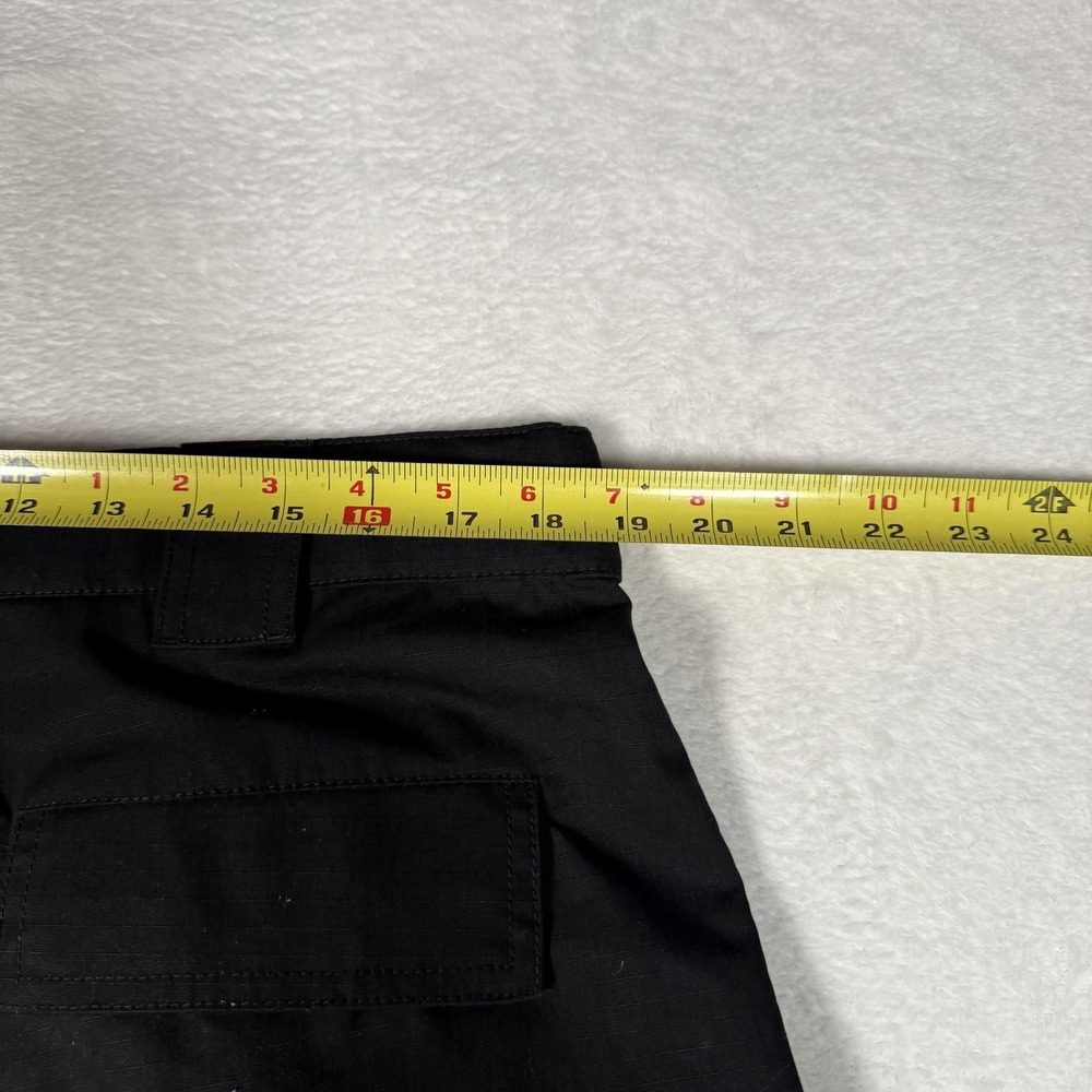 5.11 Tactical Pants Mens XL Long Black Cargo Ripstop Drawstring Cuffs Reinforced - Picture 12 of 16